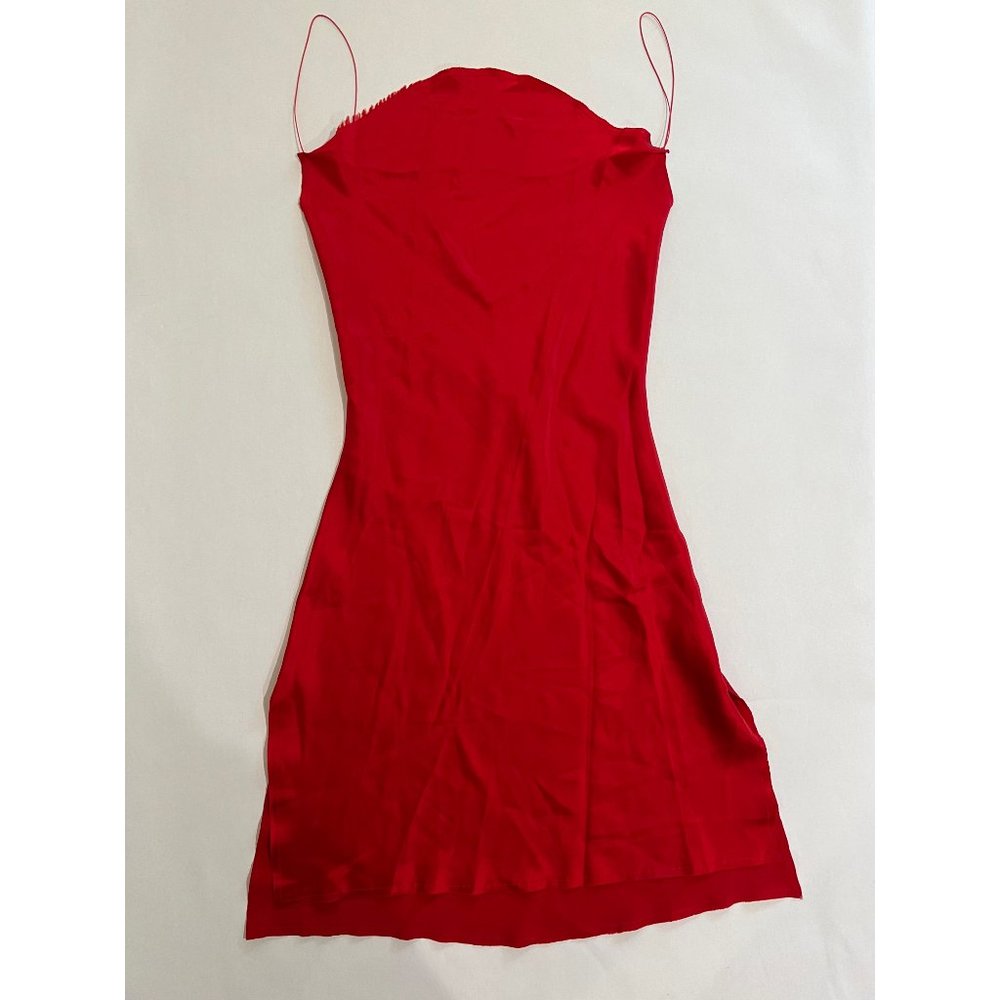 ARE YOU AM I Nique Mini Dress in Cherry Red